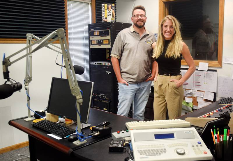 Joe Swanson and Sarah Jorges are hosts of The Morning Show with Sarah and Joe on Energy 106.7 FM, which made its debut a few weeks ago. The show brings back local voices to the radio station after corporate staffing cuts removed many on-air personalities.