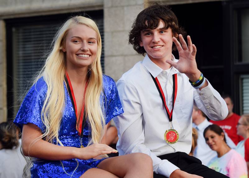 Residents gathered for the Newton Homecoming Parade on Sept. 15 in downtown Newton, which concluded with a community pep rally on the west side of the square.