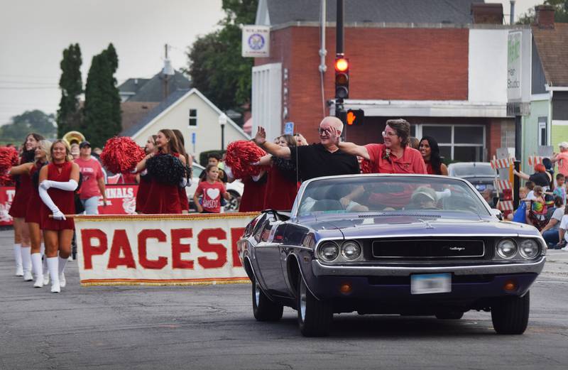 Residents gathered for the Newton Homecoming Parade on Sept. 15 in downtown Newton, which concluded with a community pep rally on the west side of the square.