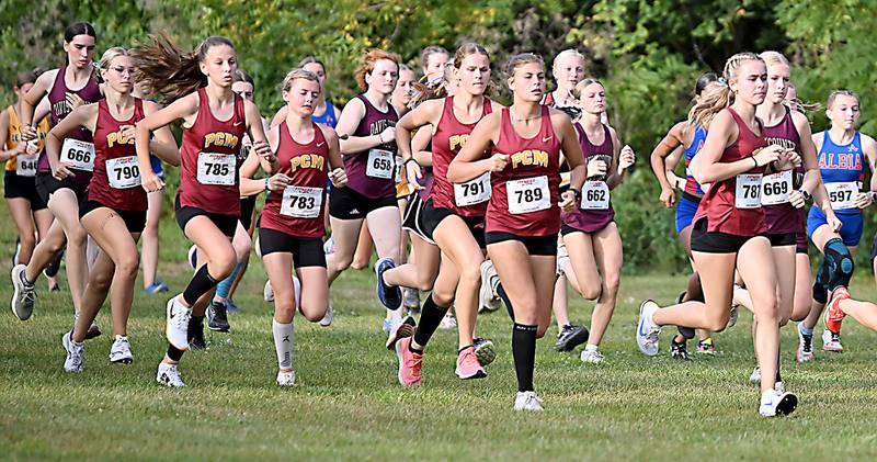 PCM girls cross country team