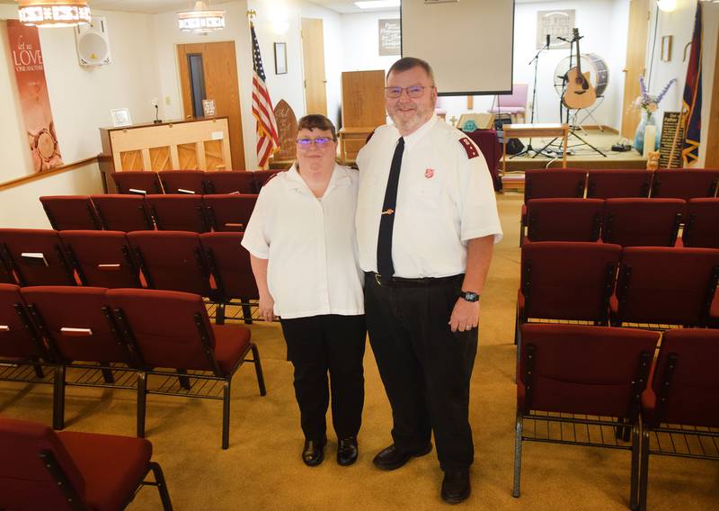 Salvation Army Captains Peggy and Tim North are the new leaders of the Newton facility after previous captain, Janelle Cleaveland, was relocated to the Salvation Army in Madison, Ind.