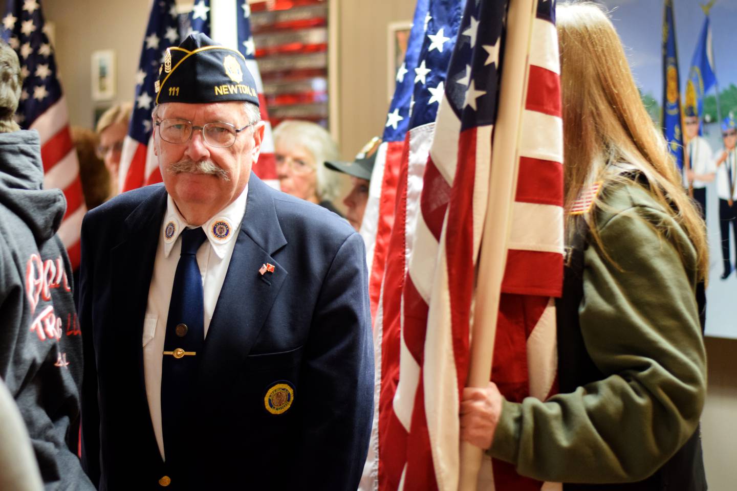 American Legion Post 111 hosts a ceremony for National Vietnam War Veterans Day on March 29, 2023, in Newton. This year marks the 50th anniversary of the United States' withdrawal from Vietnam.