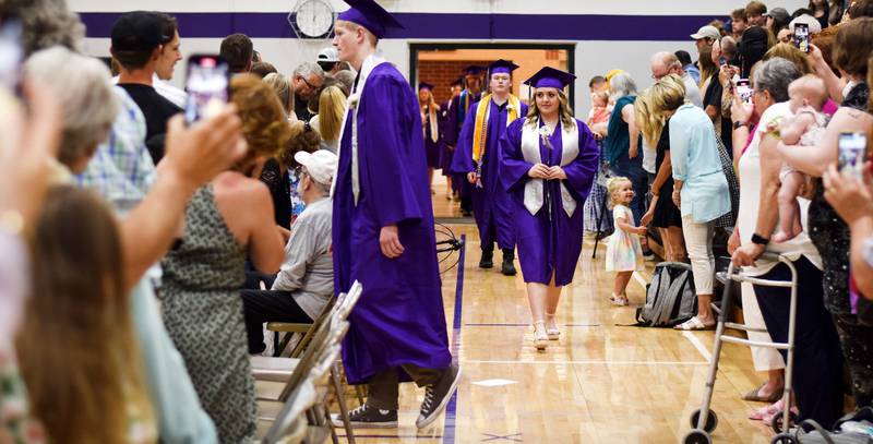 The Baxter Class of 2024 seniors take home diplomas and scholarships during commencement ceremony May 19 at the Baxter Community School District.