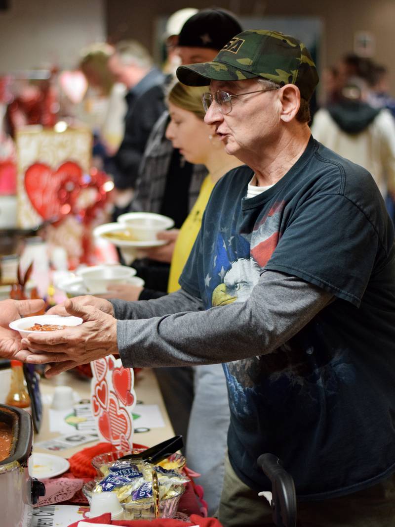 American Legion Post 111 held its fifth annual chili cook-off Feb. 19 at its 101 W. Fourth St. St. facility in Newton. In addition to serving bowls of hot chili to guests, the cook-off acted as a fundraiser for the American Legion. Proceeds from the cook-off will directly benefit repairs to the American Legion's roof and parking lot.