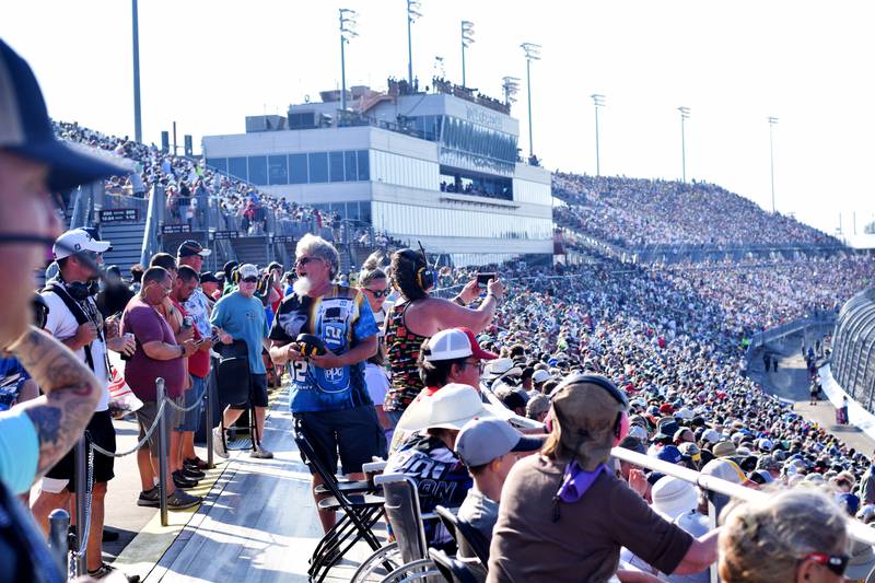 The NASCAR Cup Series Iowa Corn 350 race entertained a sold out crowd on June 16 at the Iowa Speedway in Newton. It was the first ever Cup Series race to be held on the short track.