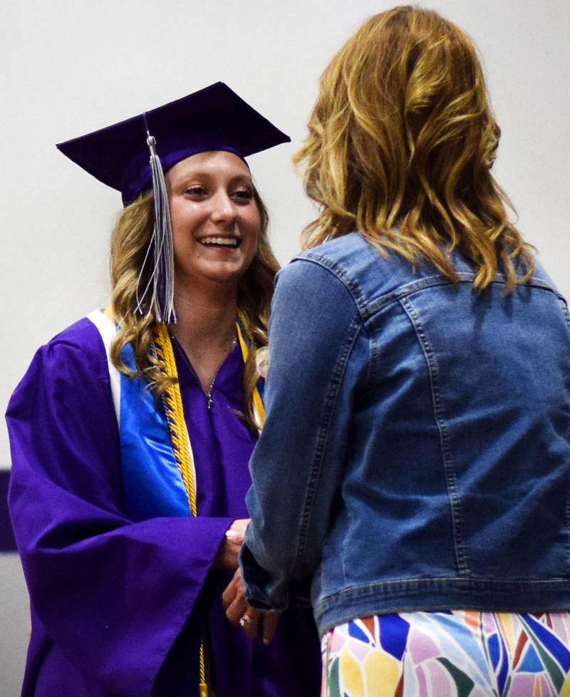 The Baxter Class of 2024 seniors take home diplomas and scholarships during commencement ceremony May 19 at the Baxter Community School District.