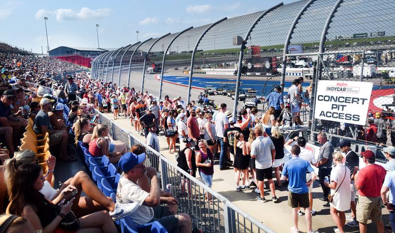 Despite blistering heat, thousands of fans made their way to the Hy-Vee IndyCar Race Weekend at Iowa Speedway in Newton. In addition to the weekend full of racing, the event featured top-of-the-line talent performing outdoor concerts in the infield. Luke Combs and Eric Church performed July 13 while Kelsea Ballerini and Post Malone performed July 14.