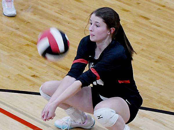 Newton volleyball falls twice in home triangular