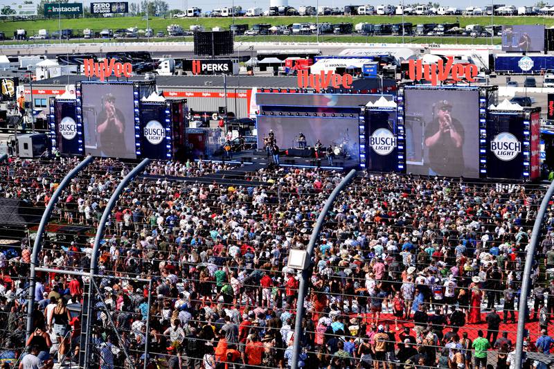 Despite blistering heat, thousands of fans made their way to the Hy-Vee IndyCar Race Weekend at Iowa Speedway in Newton. In addition to the weekend full of racing, the event featured top-of-the-line talent performing outdoor concerts in the infield. Luke Combs and Eric Church performed July 13 while Kelsea Ballerini and Post Malone performed July 14.