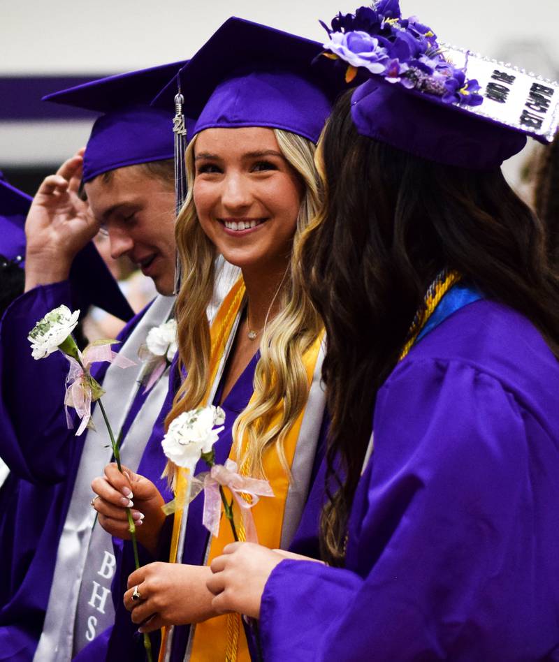 The Baxter Class of 2024 seniors take home diplomas and scholarships during commencement ceremony May 19 at the Baxter Community School District.